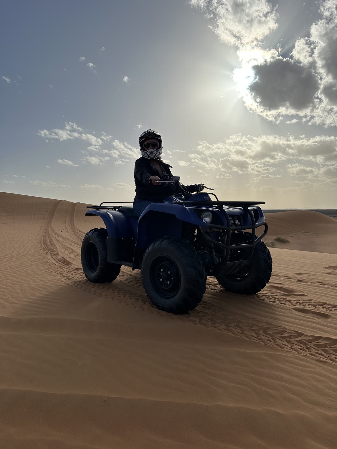 Riding the dunes at the edge of the Sahara